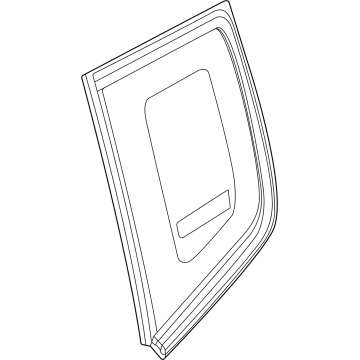 Jeep 68438136AA Glass - Quarter Window