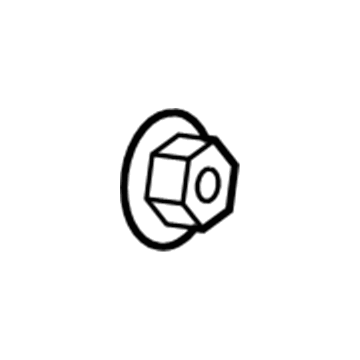 Jeep 6104719AA Rear Mount Nut