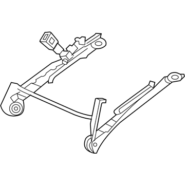 Mopar 5102426AA Seat Adjuster, Rear Driver Side