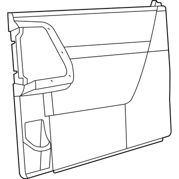 Mopar 1UU41BD1AA Door Trim Panel