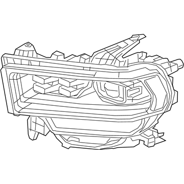 Ram 68360182AA Headlamp Assembly