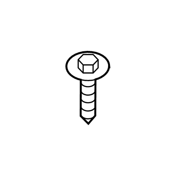 Mopar 6513475AA Auxiliary Reservoir Screw, Front