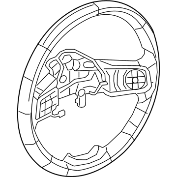 Jeep Wrangler Steering Wheel - 7QB831X7AA
