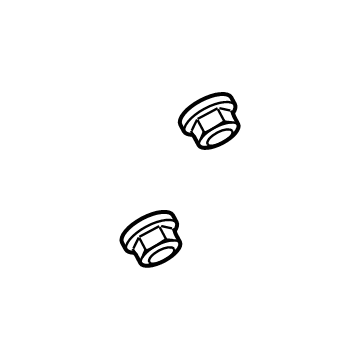 Ram 6505316AA Heat Shield Nut