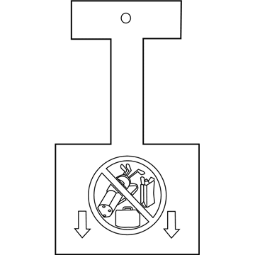 Mopar 4680651AA Warning Label
