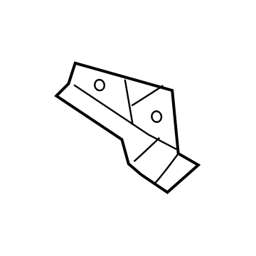 Ram 68260018AB Front Mount Bracket