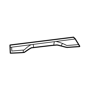 Mopar 6PM54TX7AB Cluster Bezel, Lower