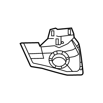 Mopar 6PL251AAAA Lower Dash Panel, Titanium Chrome, Inner Driver Side