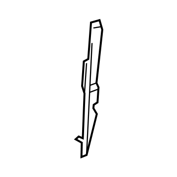 Mopar 68371638AB Hinge Reinforcement, Rear Passenger Side