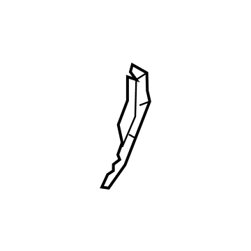 Mopar 68371852AA Side Panel Assembly Reinforcement, Rear Passenger Side