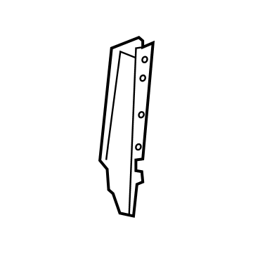 Mopar 68371640AB Outer Pillar, Rear Inner Passenger Side