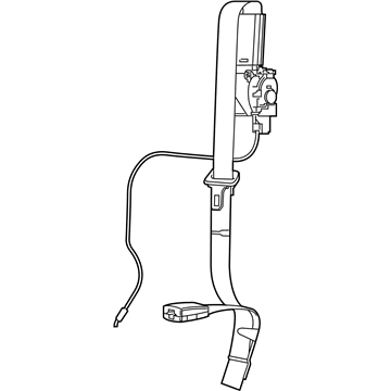 Jeep 6AC52TX7AE Center Belt Assembly