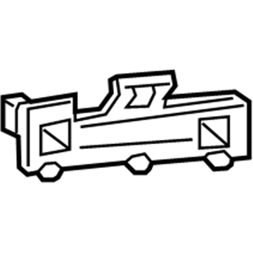 Mopar 68044050AC Head Air Bag Support, Passenger Side