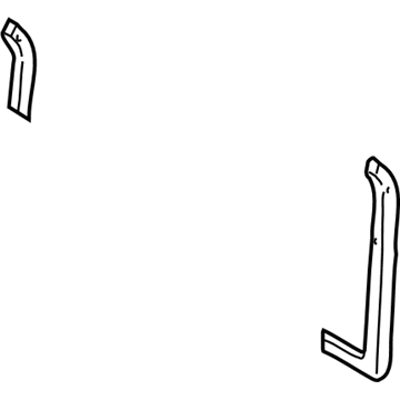 Mopar 55175043AH Weatherstrip, Rear