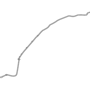 Mopar 68102966AA Washer Hose, Rear