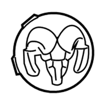 Mopar 5XW61LS6AA Center Cap