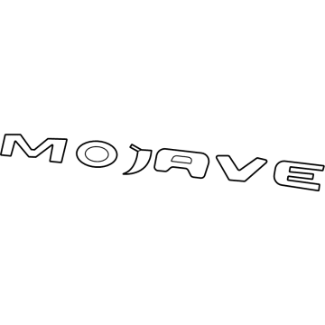 Mopar 6KM541XFAA Decal, Front