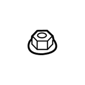 Jeep 6101831 Nut - Hexagon Flange