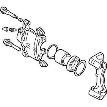 2002 Chrysler Sebring Brake Caliper - MR527671
