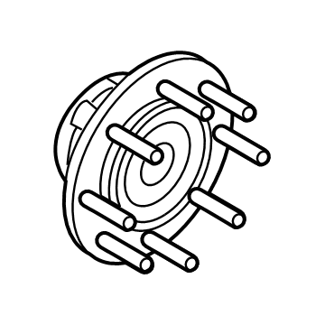 Ram 68292887AA Hub & Bearing