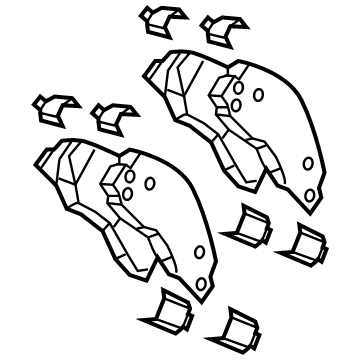 Ram 2500 Brake Pad - 68461656AC