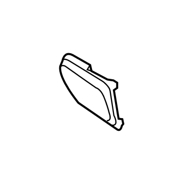 Mopar 5XB58LXHAA Bezel, Front Lower Driver Side