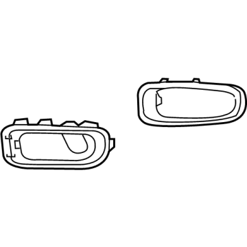 Mopar 5XB28XS9AA Fog Lamp Bezel, Bronze, Front Passenger Side