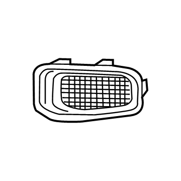 Mopar 5XB27LXHAA Lamp Cover, Front Lower Passenger Side