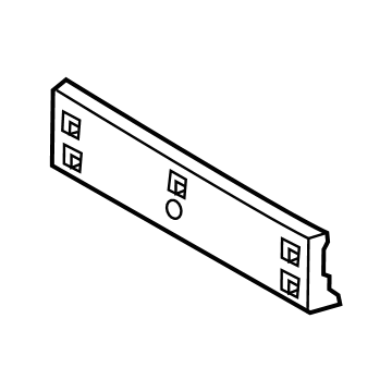 Mopar 68256471AA License Bracket, Front