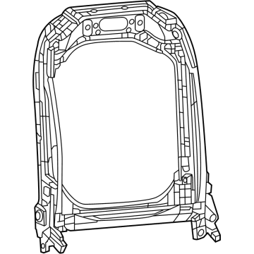 Jeep 68376554AA Seat Back Frame