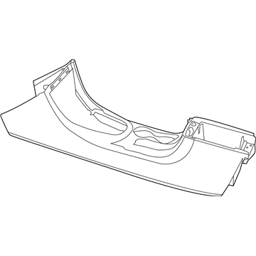 Chrysler 200 Center Console Base - 1VV18HL1AC