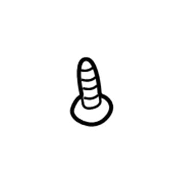 Mopar MS450173 Rocker Molding Screw