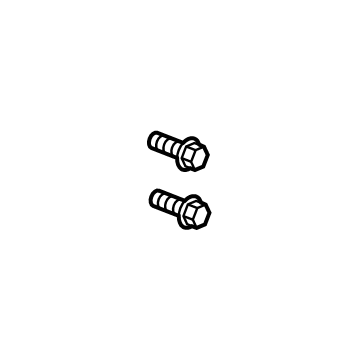 Mopar 6512408AA Lower Hinge Bolt, Rear Upper