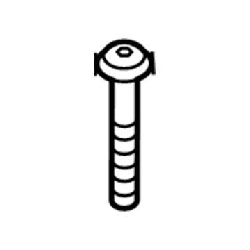 Mopar 6107029AA Screw Side Sill Molding Attaching