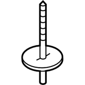 Mopar 6510867AA Suspension Crossmember Bolt, Rear