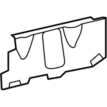 Mopar 5113271AB Side Shield, Front