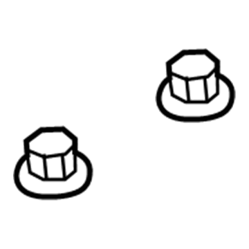Jeep 6503335 Wiper Arm Nut
