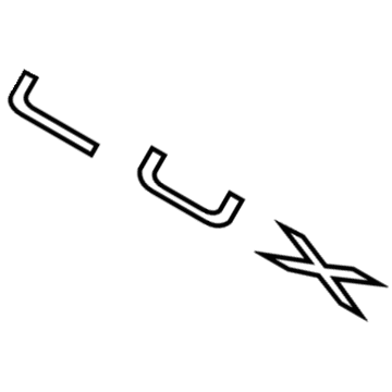 Mopar 68089363AA Nameplate, Rear