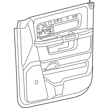 Ram 6MU241X5AC Door Trim Panel
