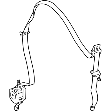 2007 Dodge Dakota Seat Belt - 5HQ271D5AB