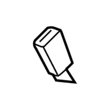 Mopar 5HQ291J3AB Buckle End, Front Inner Driver Side