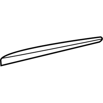 Mopar 68159570AA Lower Molding, Passenger Side