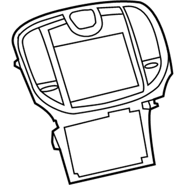 Mopar 68274708AC Center Bezel