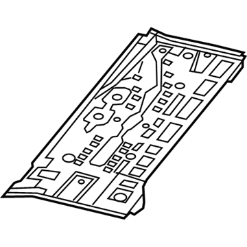 Jeep 68250638AA Pan - Front Floor
