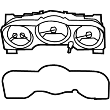 Dodge Nitro Instrument Cluster - 5172594AB