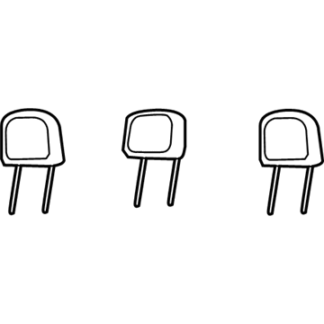 Jeep 6SF96LXHAA Headrest - Rear