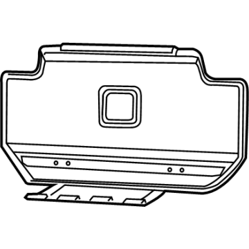Mopar 6HE23DX9AC Lower Panel, Black, Center