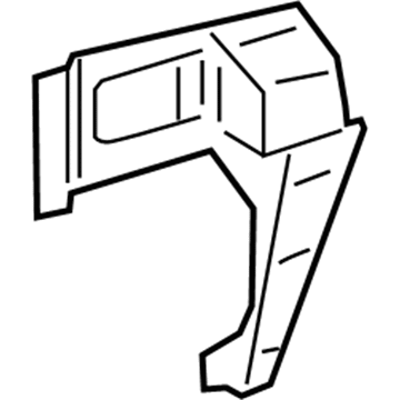 Mopar 5182268AD Side Bracket, Rear Passenger Side