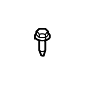 Jeep 6510352AA Glove Box Assembly Screw
