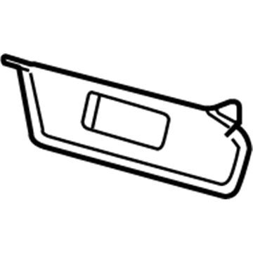 2011 Ram Dakota Sun Visor - 1JX29BD1AA